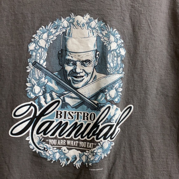 Size medium gray Hannibal you are what you eat T-shirt - Picture 2 of 4